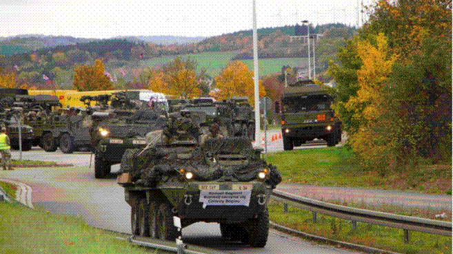 Exklusive Videos: NATO- und US-Operationen gegen Russland - Massive Militärbewegungen durch Sachsen 